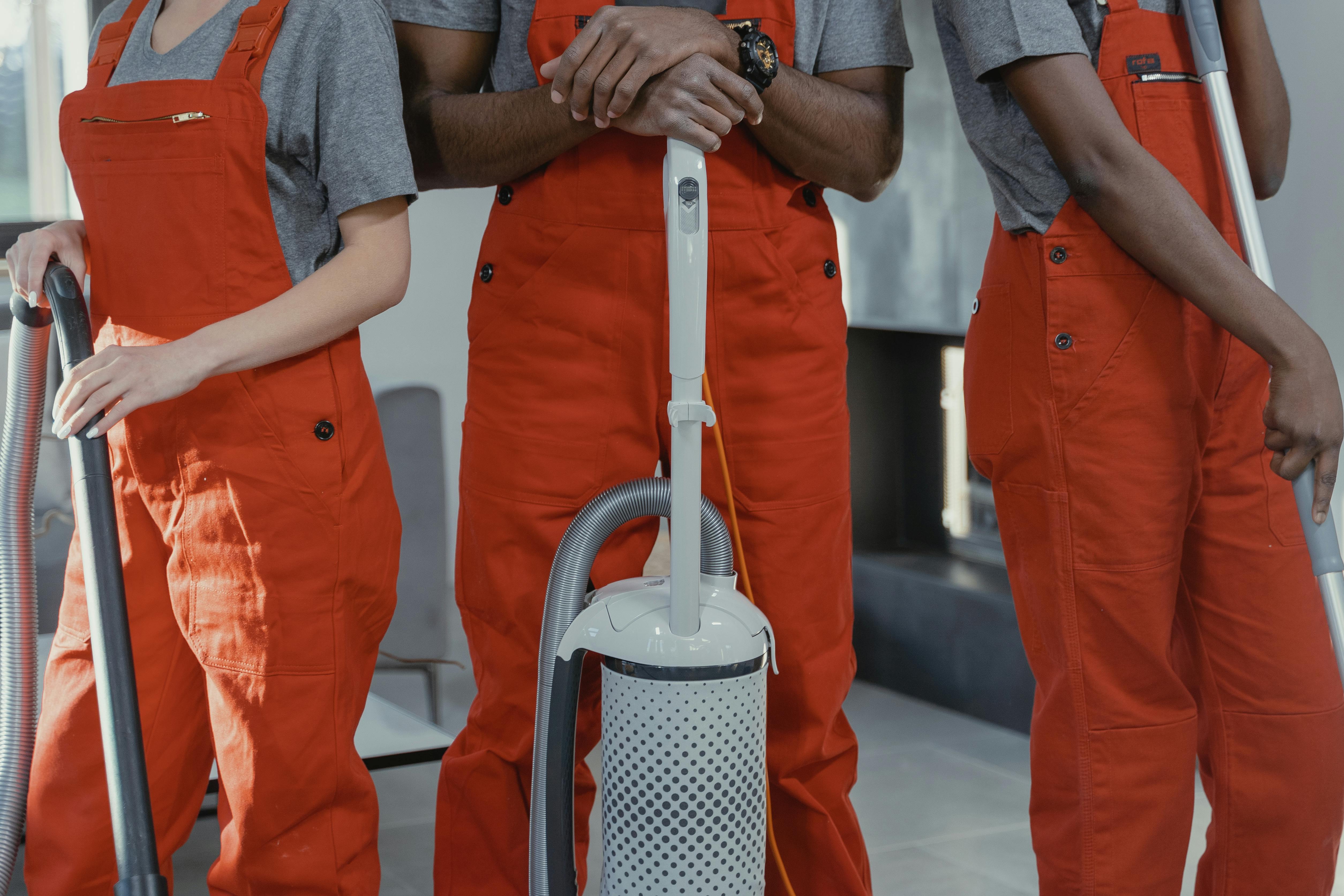 Professional cleaning team in Muscat